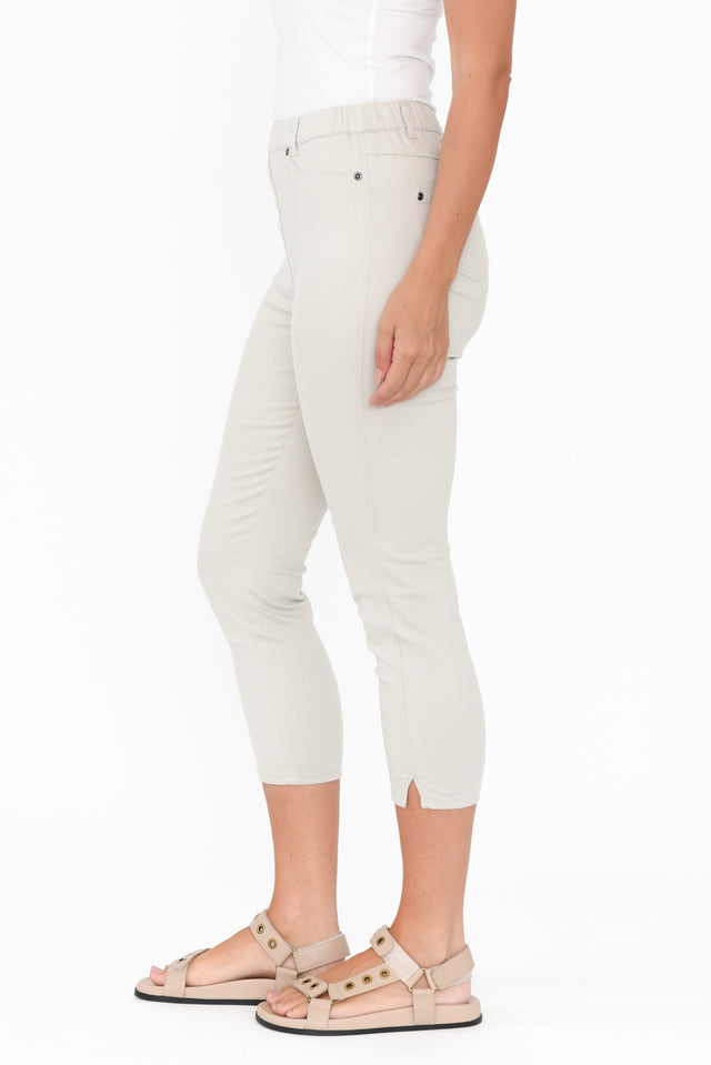 Reed Stone Stretch Cotton Capri Pants