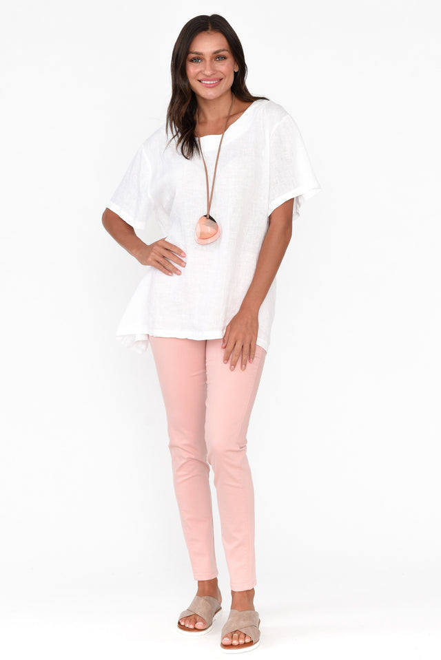 Reed Pink Stretch Cotton Pants banner image