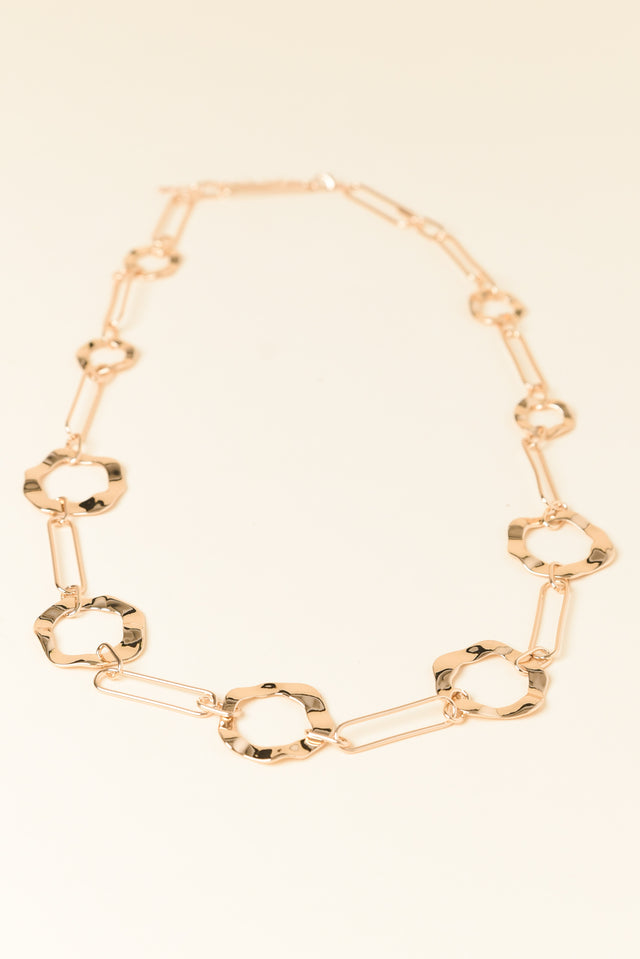 Remi Gold Ring Link Necklace