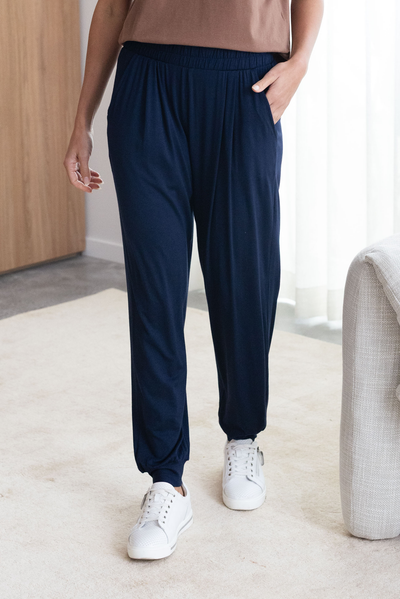 Louis Navy Jogger Pants