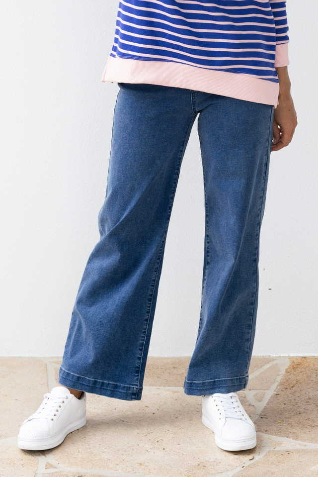 Maddy Blue Straight Leg Jeans