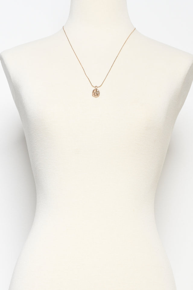 Rhonda Gold Pendant Necklace