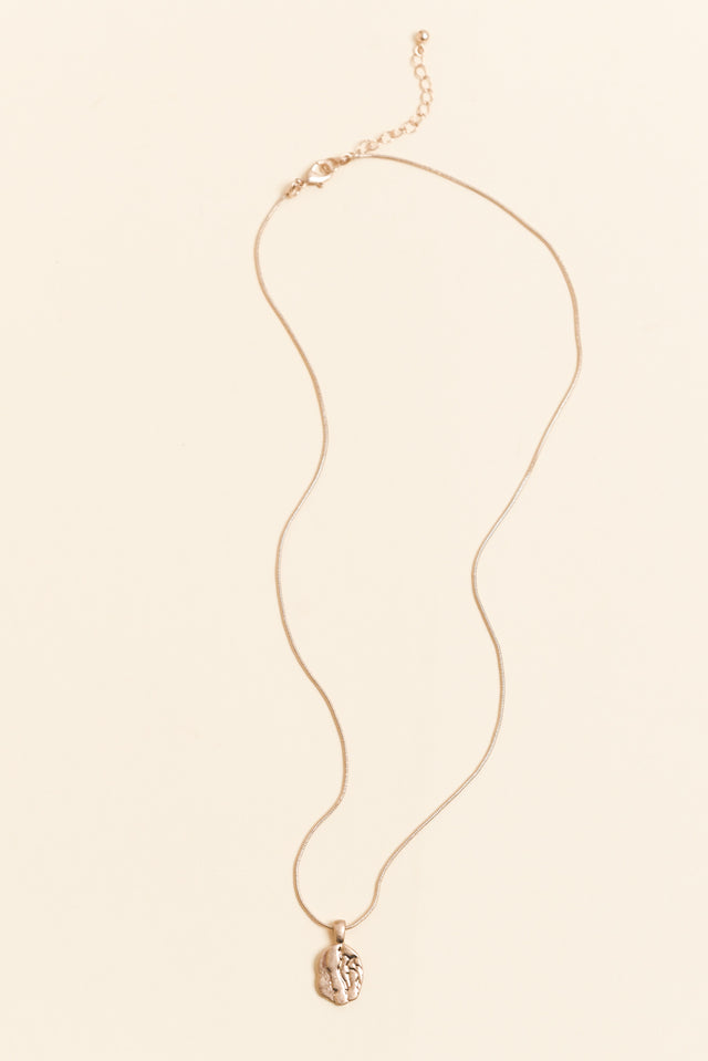 Rhonda Gold Pendant Necklace