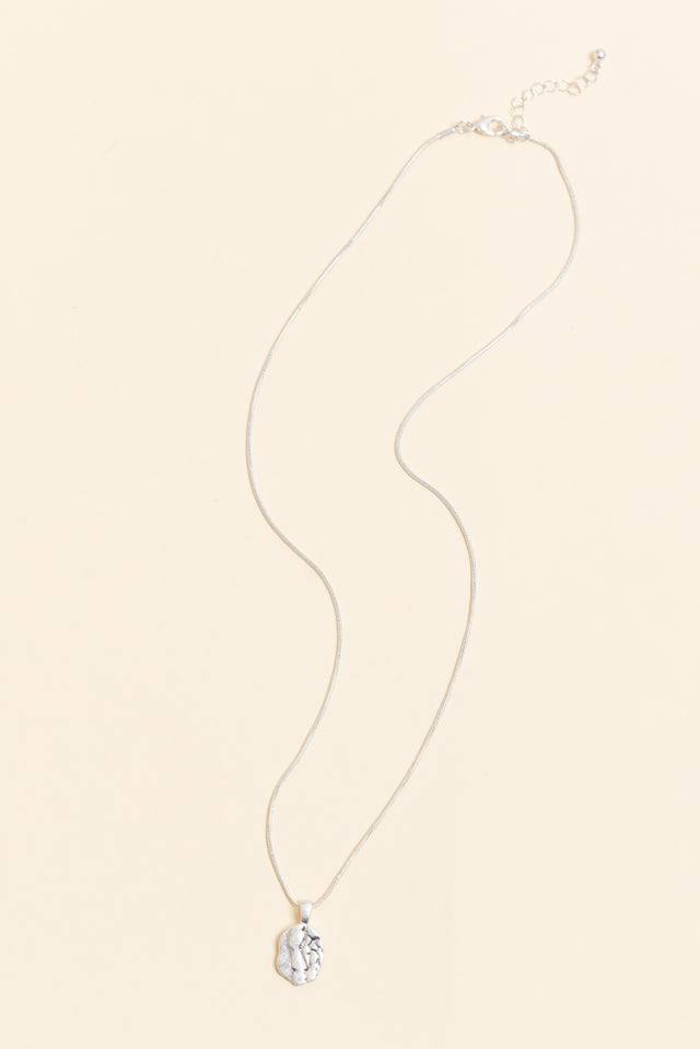 Rhonda Silver Pendant Necklace image 1