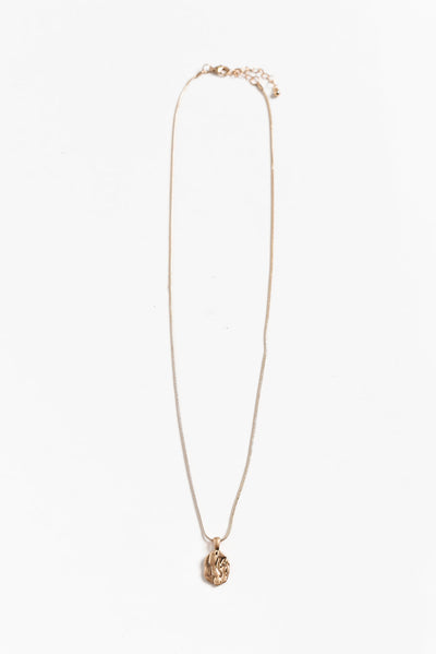 Rhonda Gold Pendant Necklace