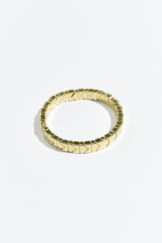 Riki Gold Beaded Bracelet