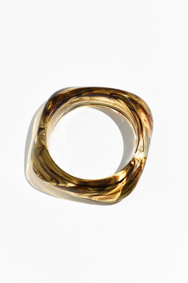 Rita Marble Tortoiseshell Bangle image 2