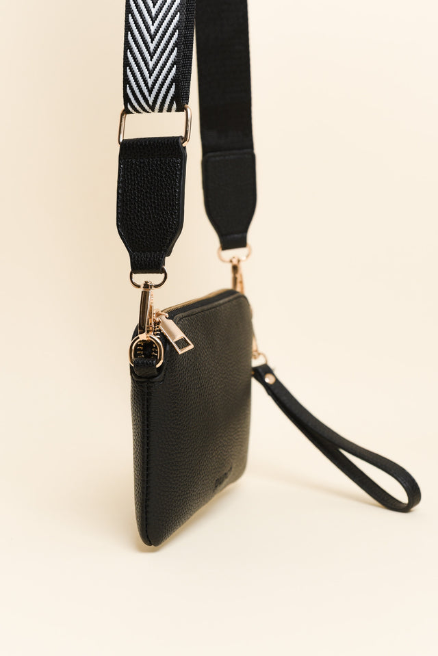Sally Black Mini Crossbody Bag