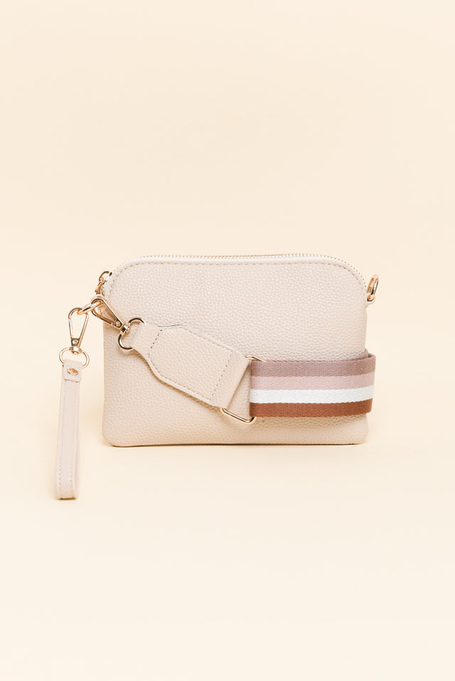 Sally Nude Mini Crossbody Bag