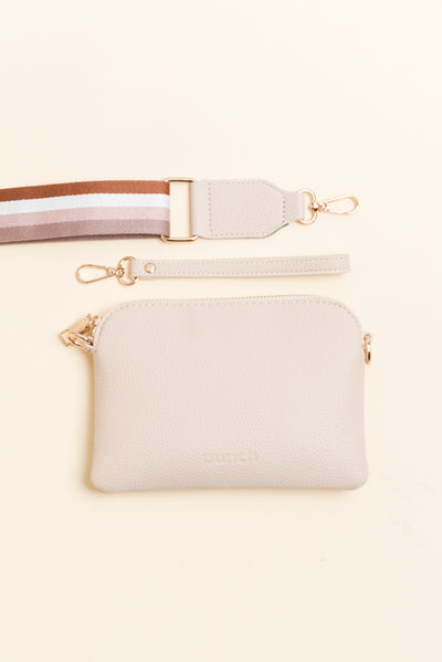 Sally Nude Mini Crossbody Bag