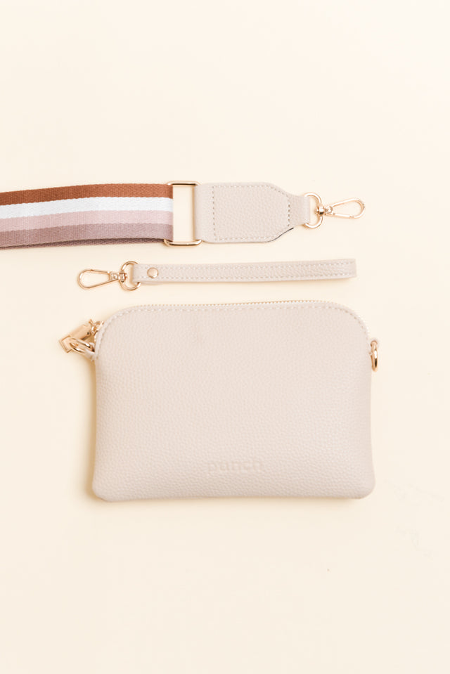 Sally Nude Mini Crossbody Bag