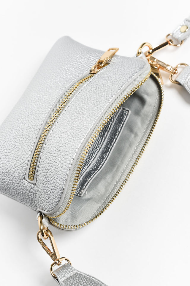 Sally Silver Mini Crossbody Bag