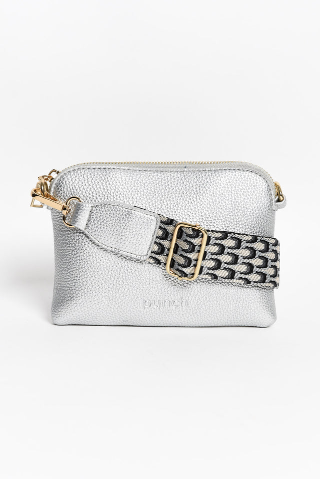 Sally Silver Mini Crossbody Bag