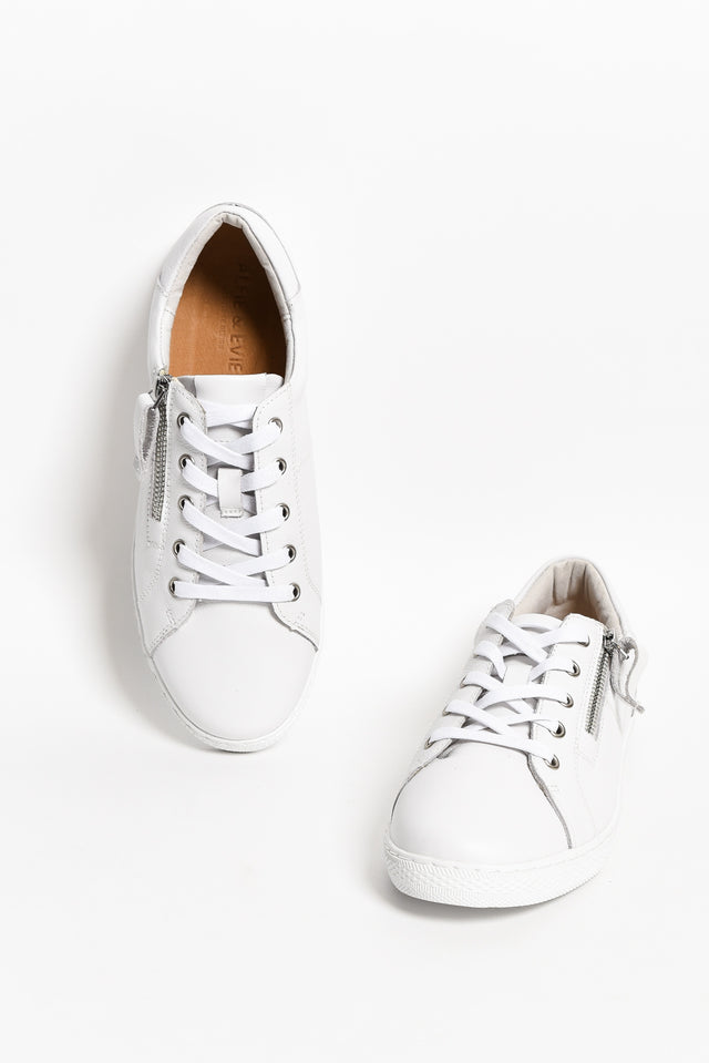 Salute White Leather Sneaker image 1