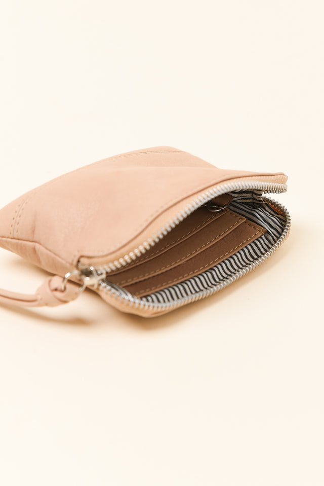 Samara Beige Leather Pouch image 3
