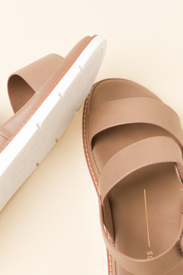 Sana Taupe Velcro Sandal image 3