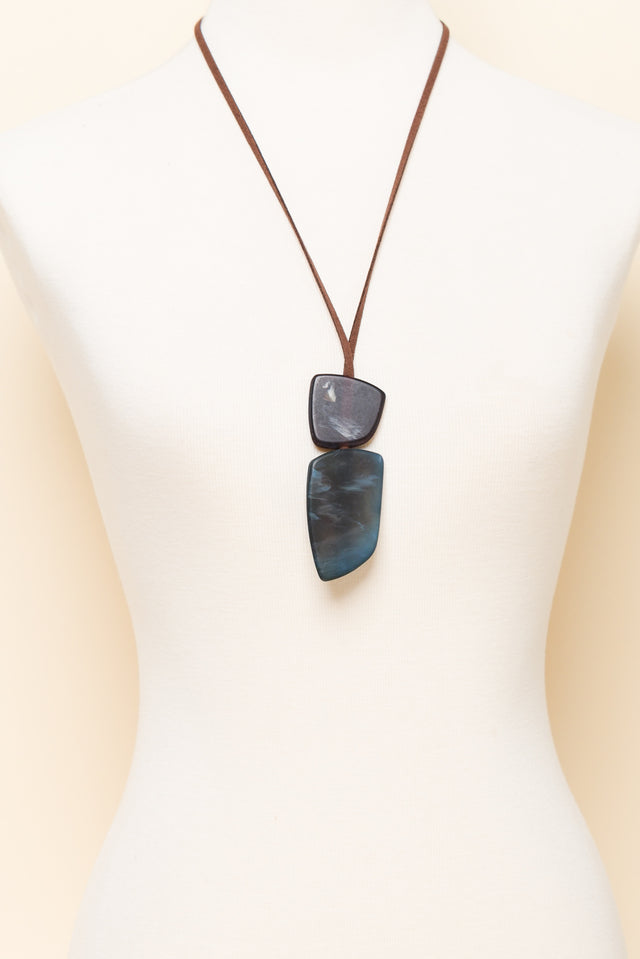 Sarita Blue Pendant Necklace