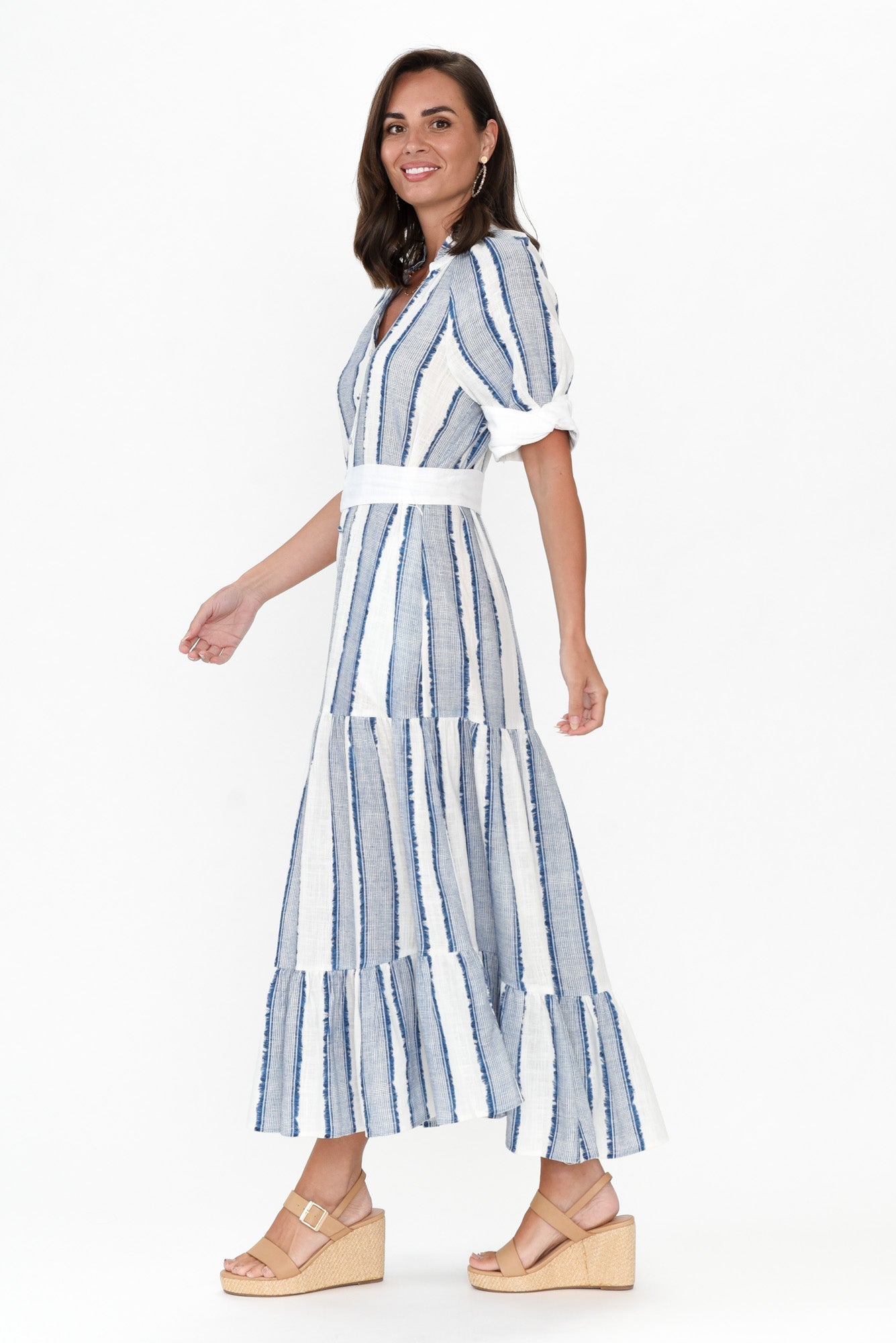 Buy Hush Blue Melissa Linen Blend Wide Leg Trousers from the Next UK Buy Hush Blue Melissa Linen Blend Wide Leg Trousers from the Next UK