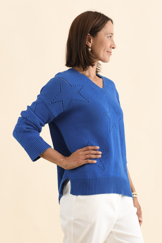 Selene Blue Star Cotton Jumper image 3