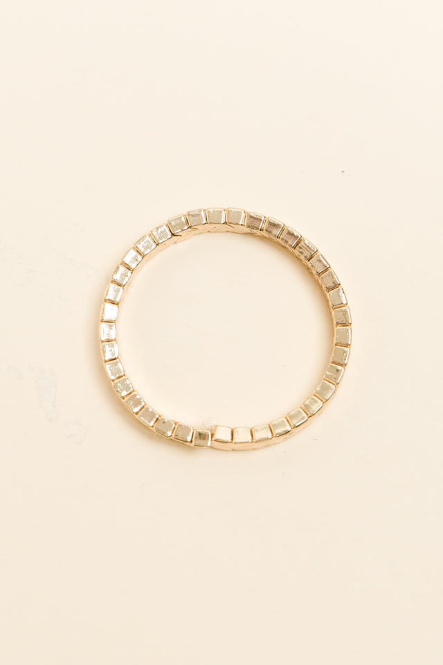 Shania Gold Beaded Bracelet