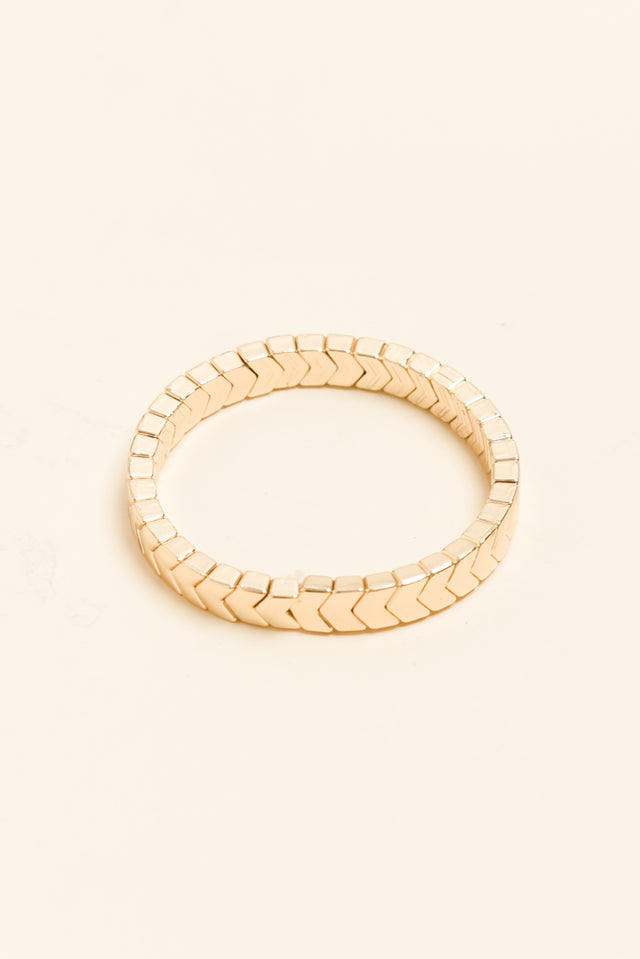 Shania Gold Beaded Bracelet