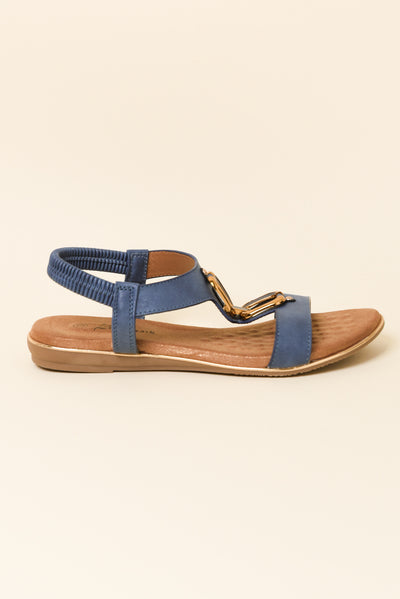 Shelby Blue Chain Sandal