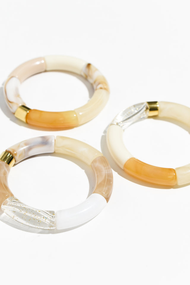 Sheryl Natural Beaded Bracelet Set image 3