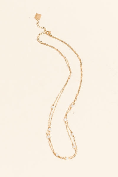 Shira Gold Plated Layered Necklace