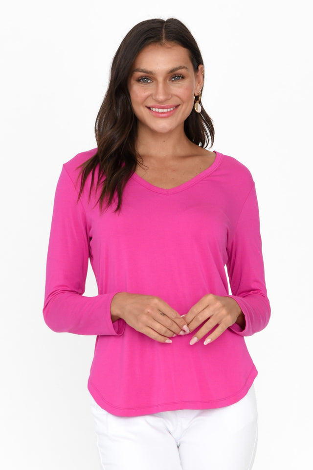 Buy AND Girl Magenta Winter Embellished Sweatshirt online