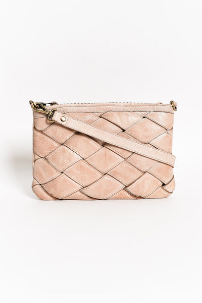 Sicily Sand Woven Crossbody Bag