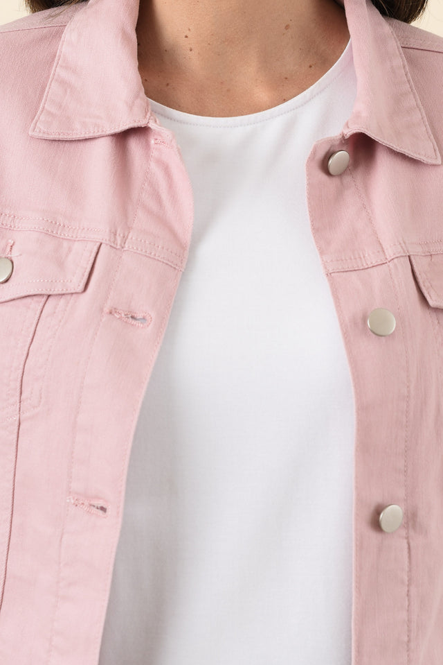 Siobhan Blush Stretch Jacket,Brunette model,alt text|model:MJ image 5