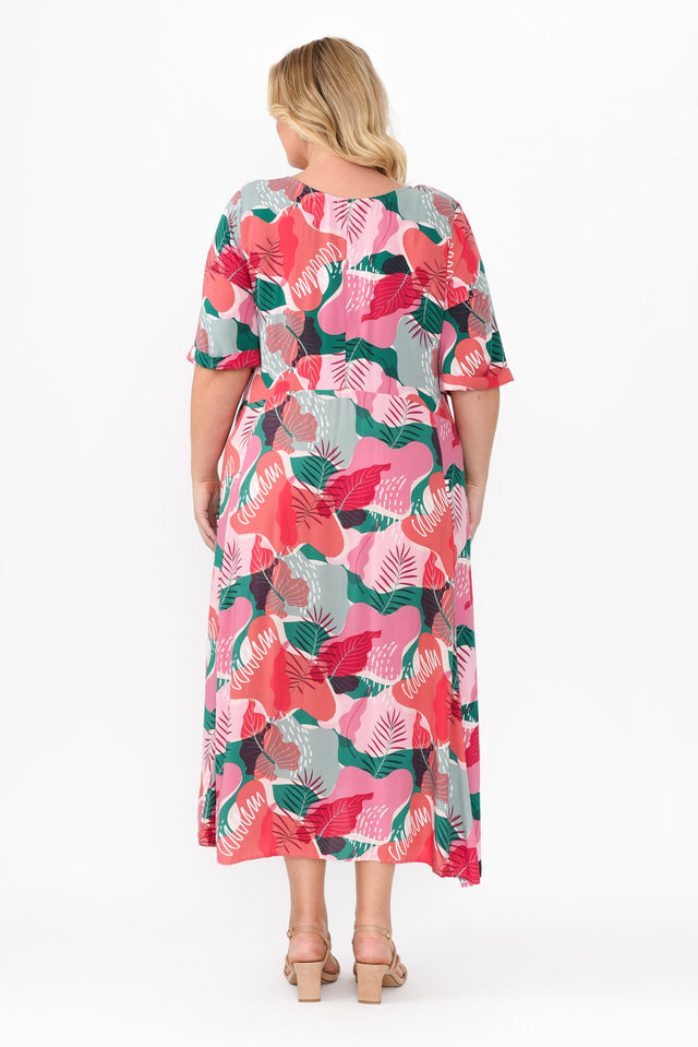 Solaris Pink Garden Crescent Dress