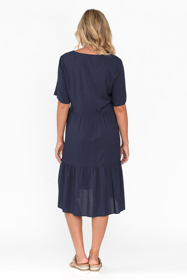 Sonnet Navy Tiered Dress image 5