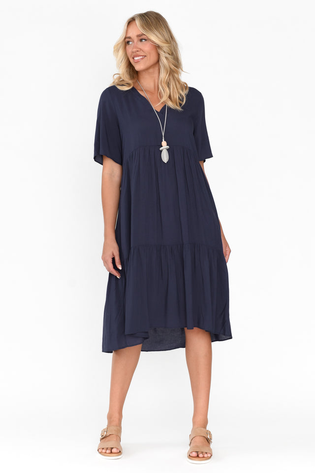Sonnet Navy Tiered Dress image 6