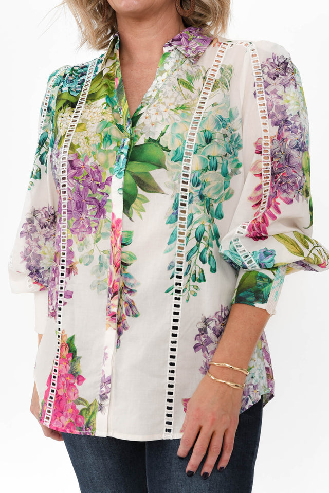 Swanson Wisteria Alba Cotton Shirt image 5