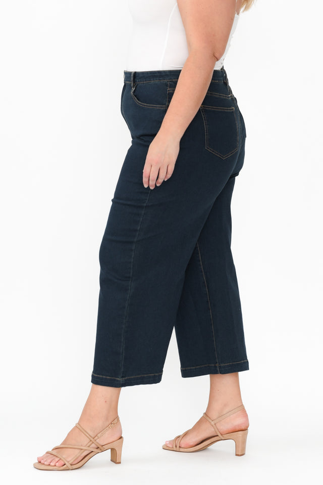 Tabitha Blue Denim Crop Jeans image 11