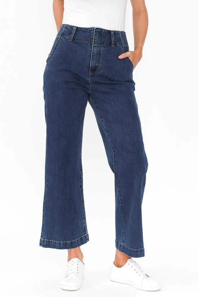 Tamika Blue Denim Stretch Jeans image 2