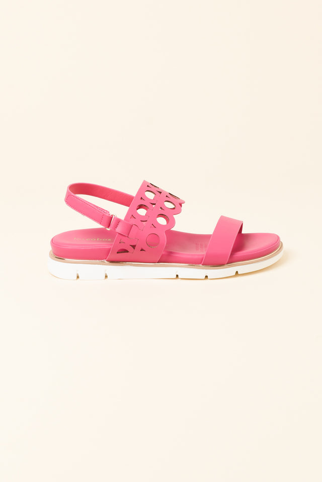 Terica Pink Velcro Sandal image 1
