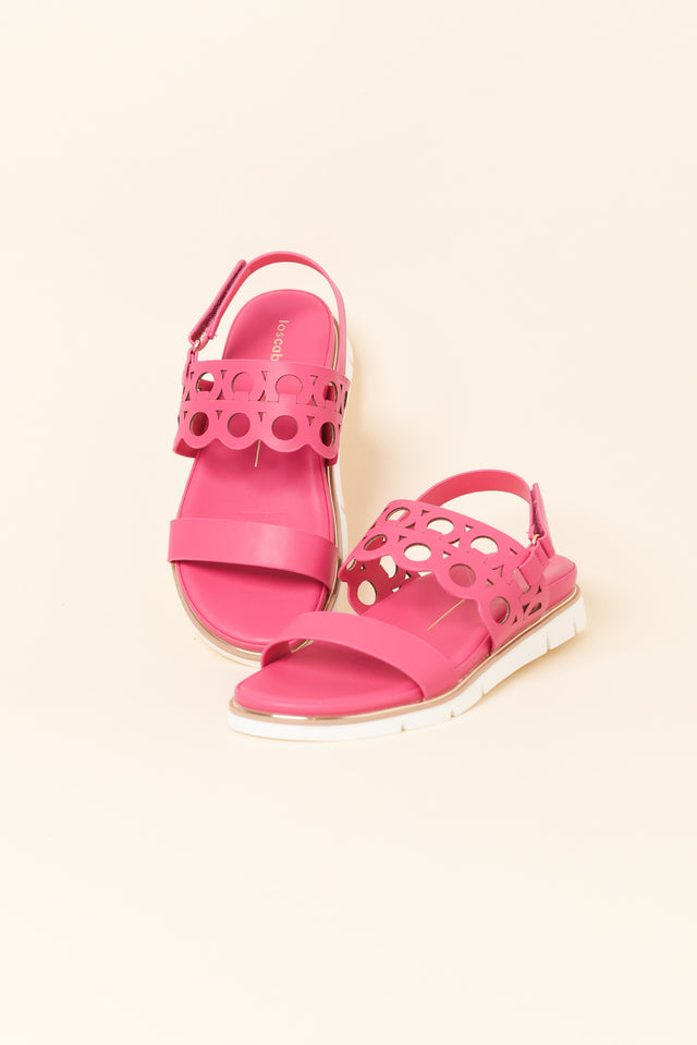 Terica Pink Velcro Sandal image 2