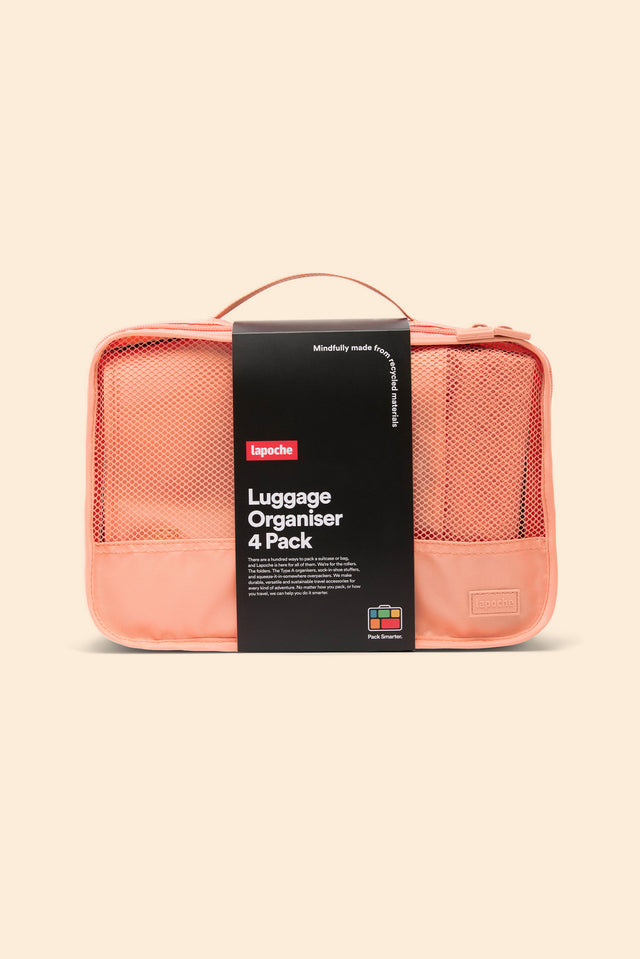 Tessa Apricot Packing Cube 4 Pack
