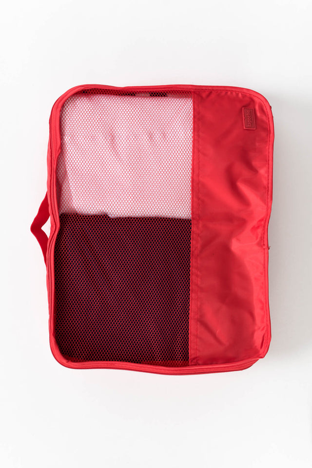 Tessa Red Medium Packing Cube