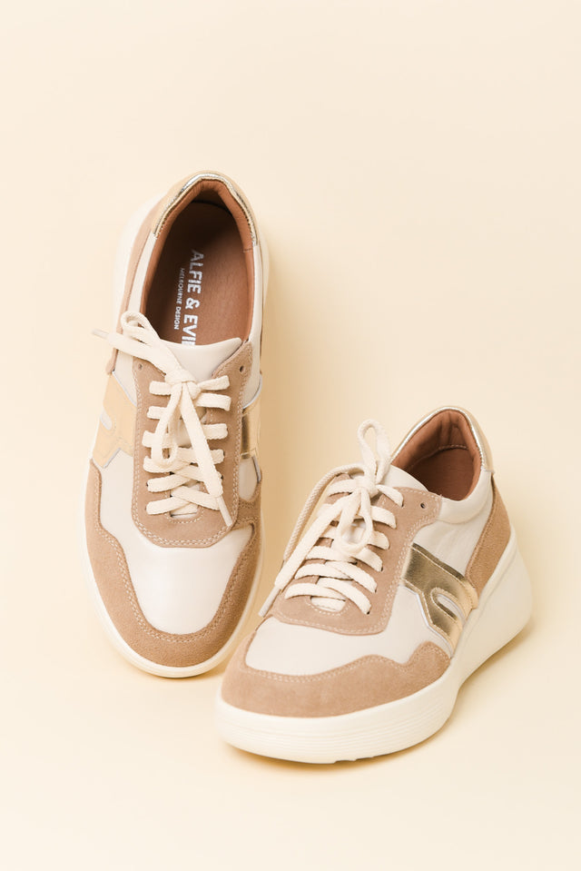 Thomas Mocha Leather Platform Sneaker image 3