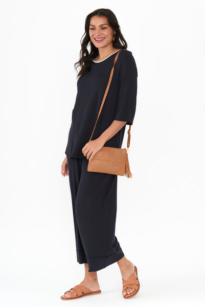 Dana Black Micro Modal Pants main image 1