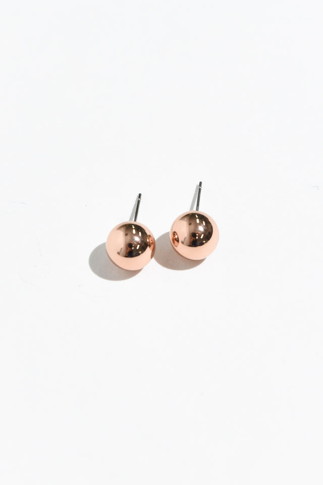 Tommy Rose Gold Stud Earrings