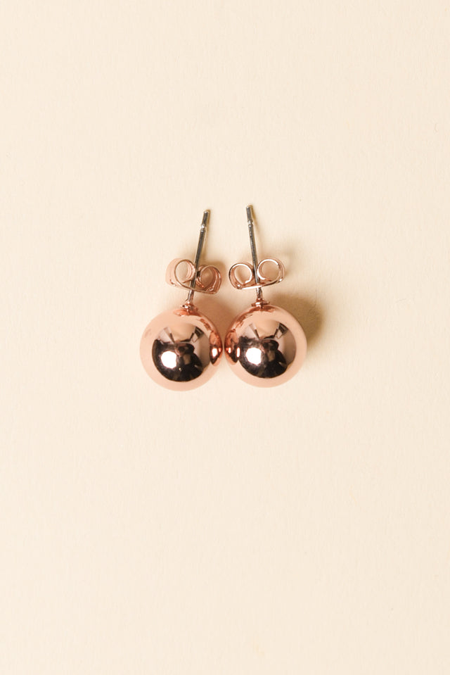 Tommy Rose Gold Stud Earrings