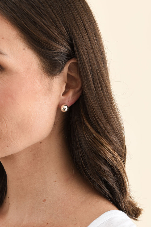 Tommy Silver Stud Earrings