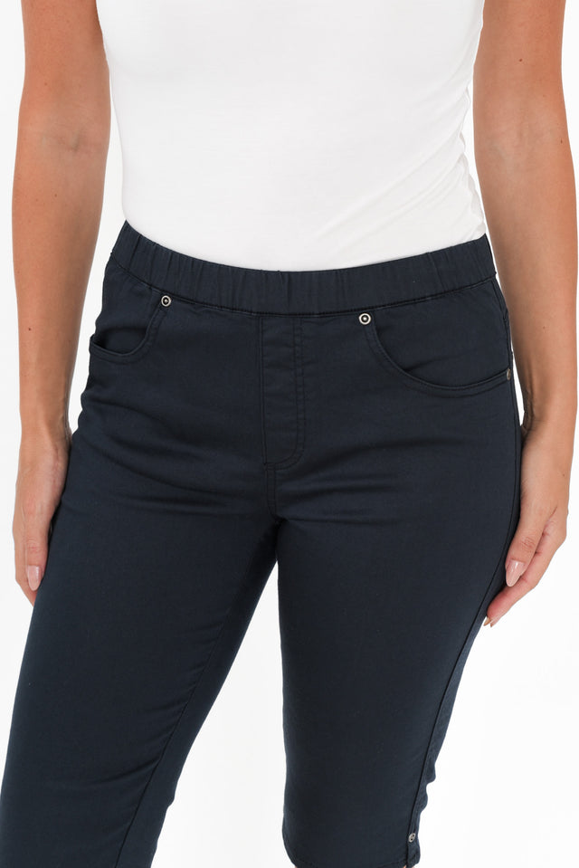 Tora Navy Stretch Shorts