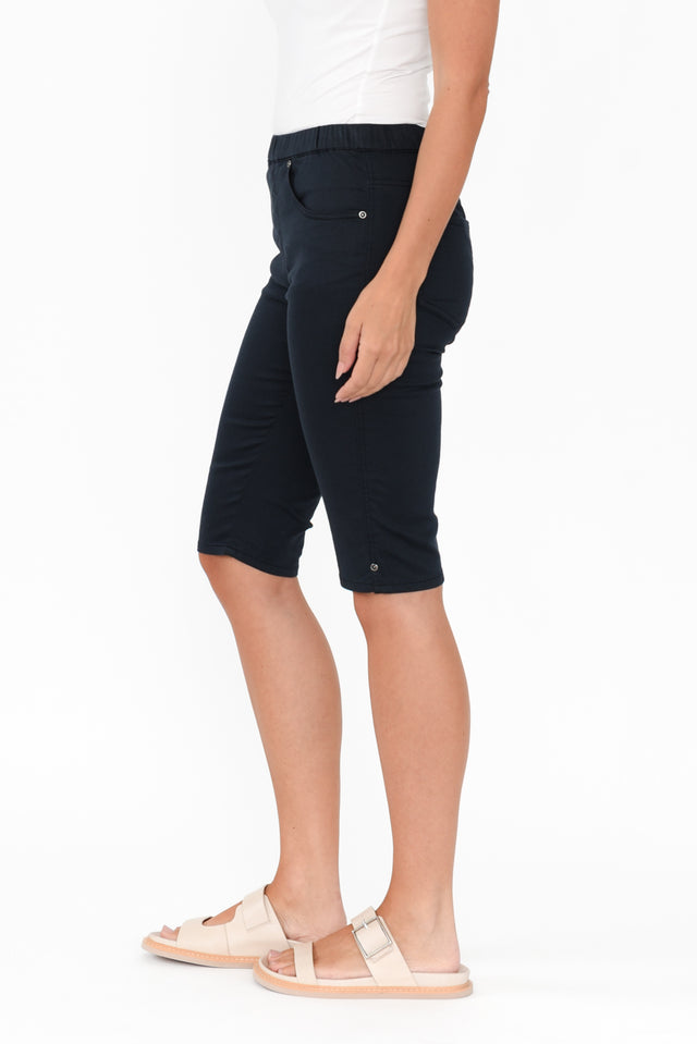 Tora Navy Stretch Shorts