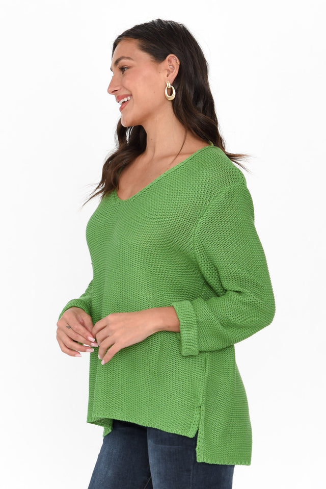 Toulouse Green Cotton Jumper image 3