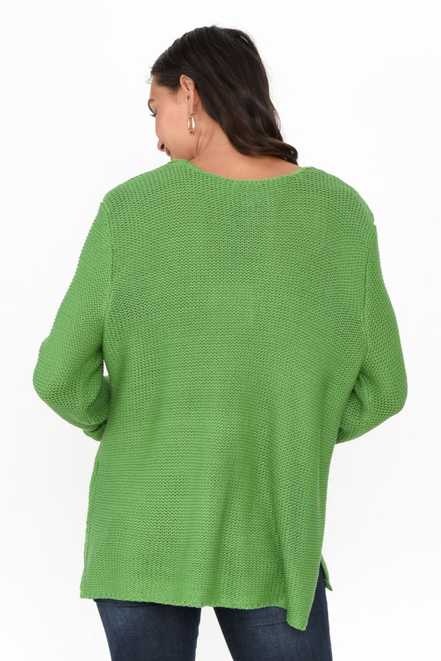 Toulouse Green Cotton Jumper image 4